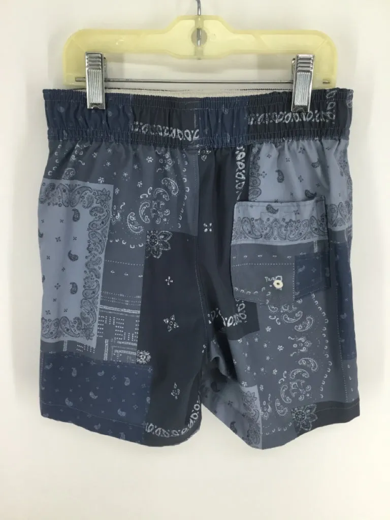Abercrombie Child Size 7 Blue Print Swimwear - boys