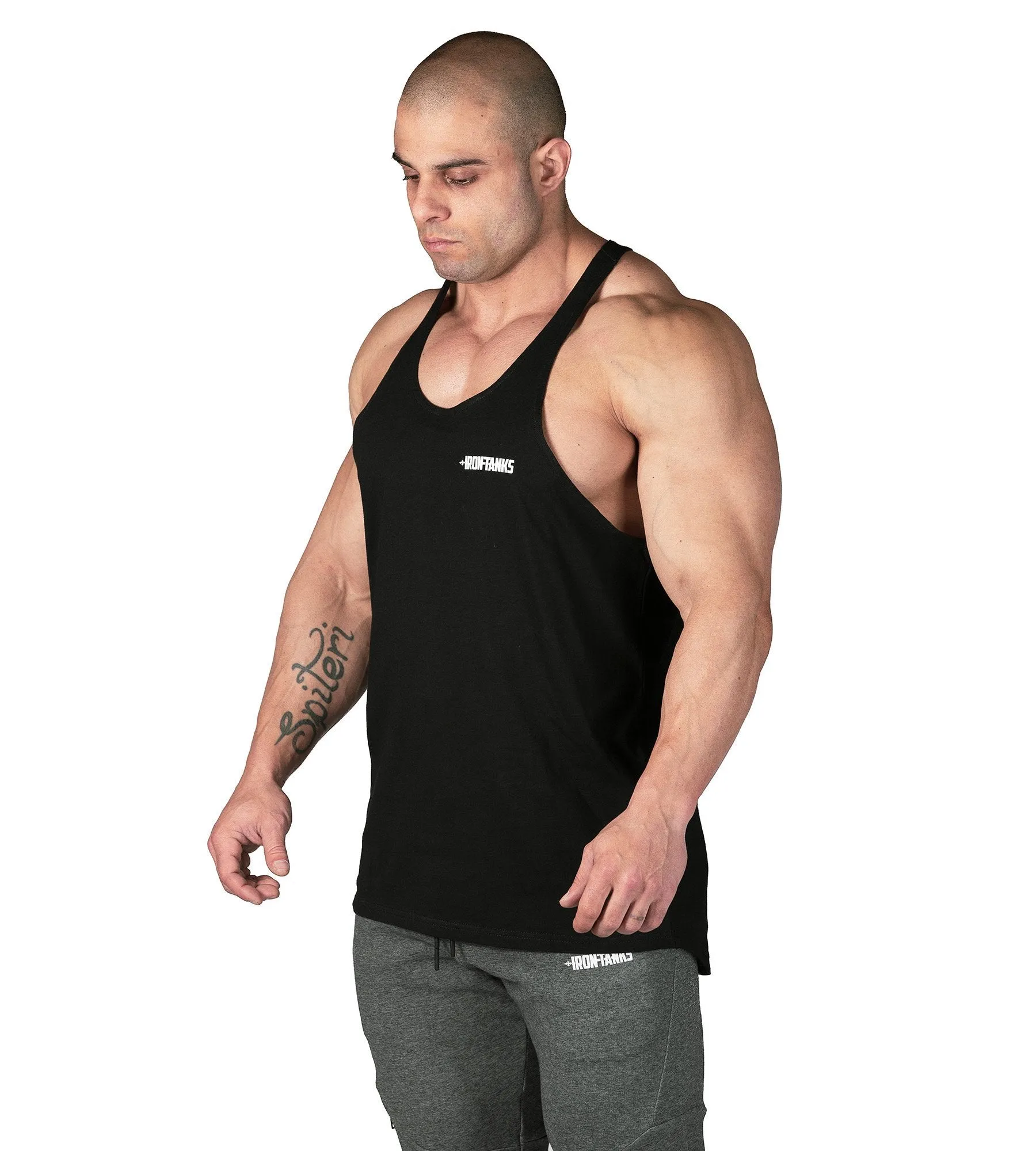 Alpha T-Back Singlet II - Jaguar Black