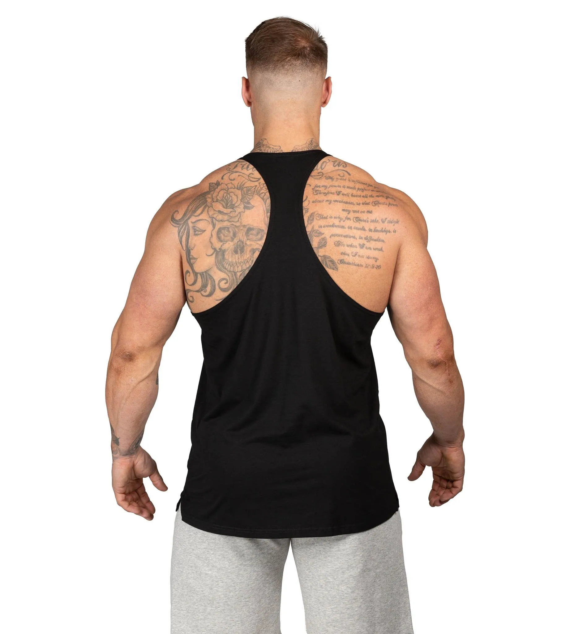 Alpha T-Back Singlet II - Jaguar Black