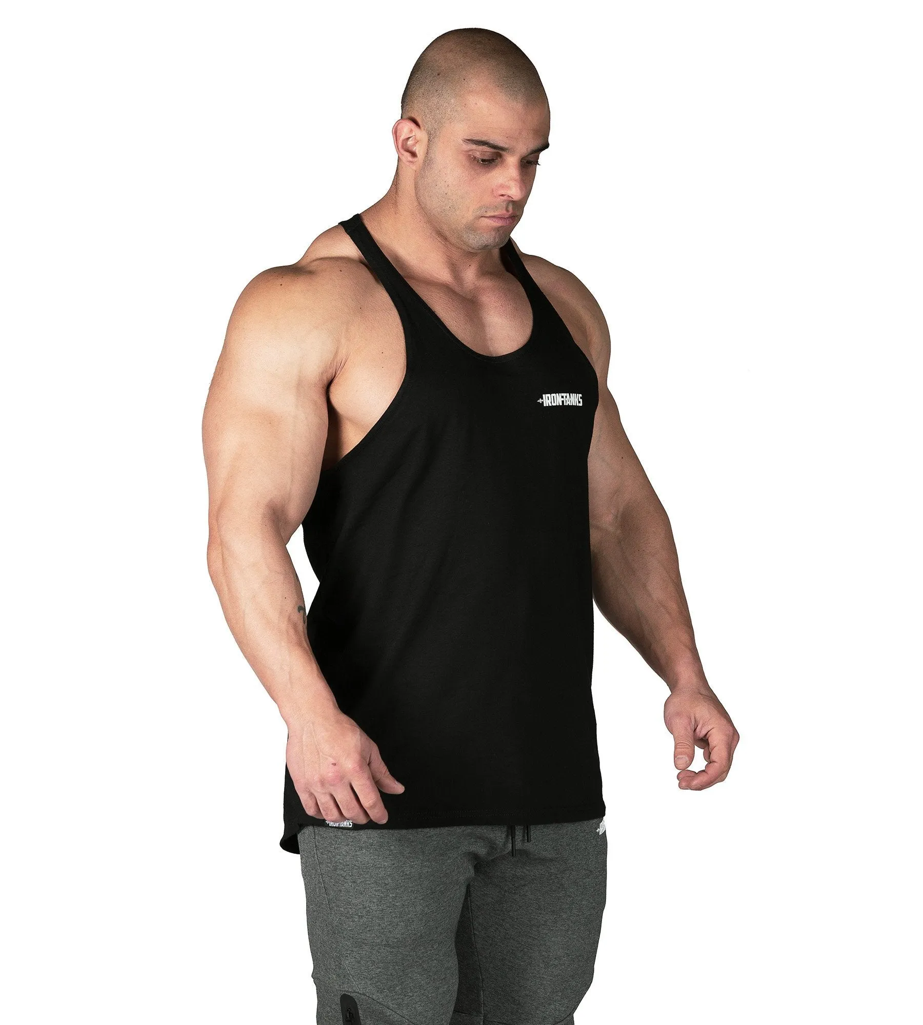 Alpha T-Back Singlet II - Jaguar Black