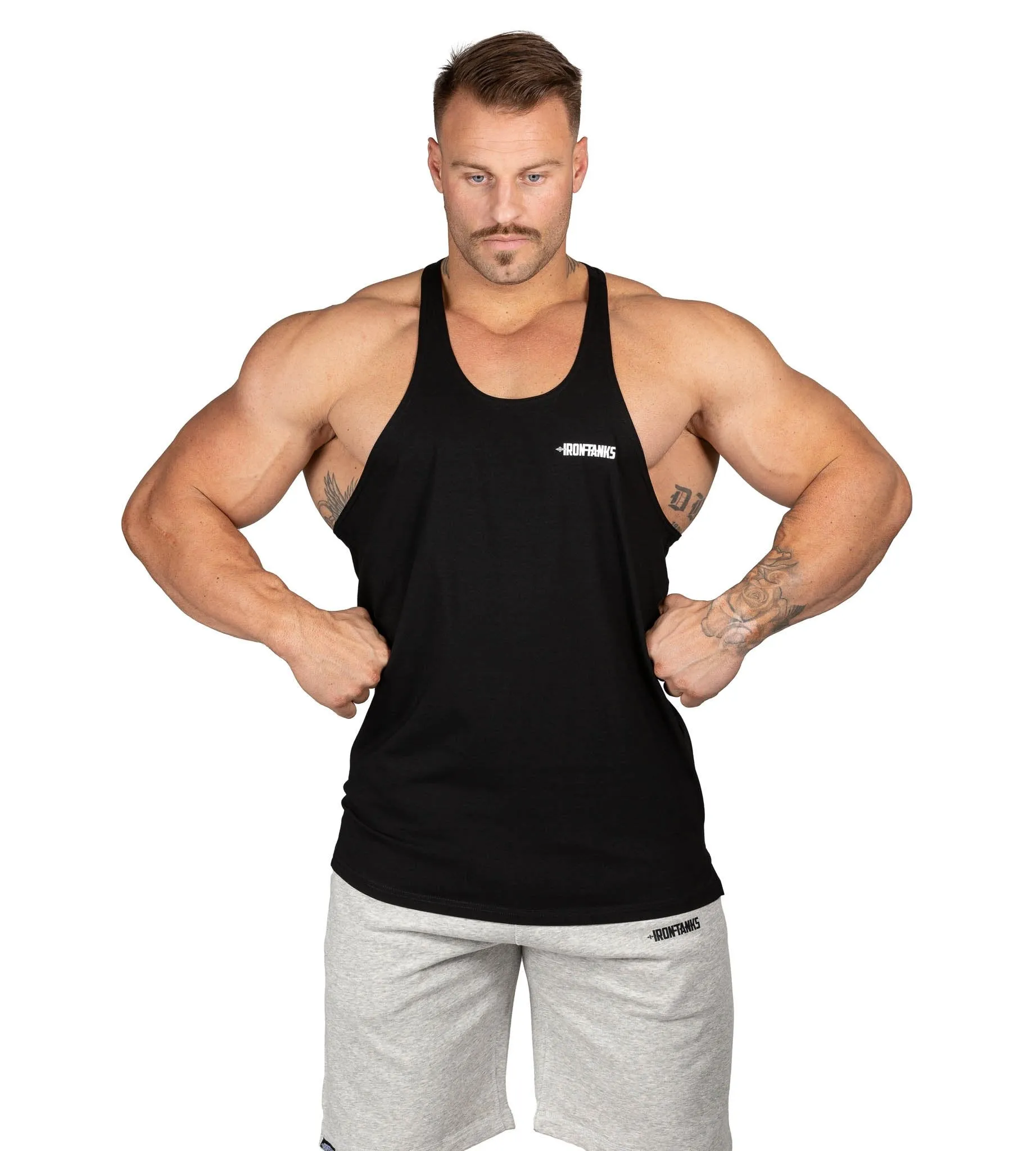 Alpha T-Back Singlet II - Jaguar Black