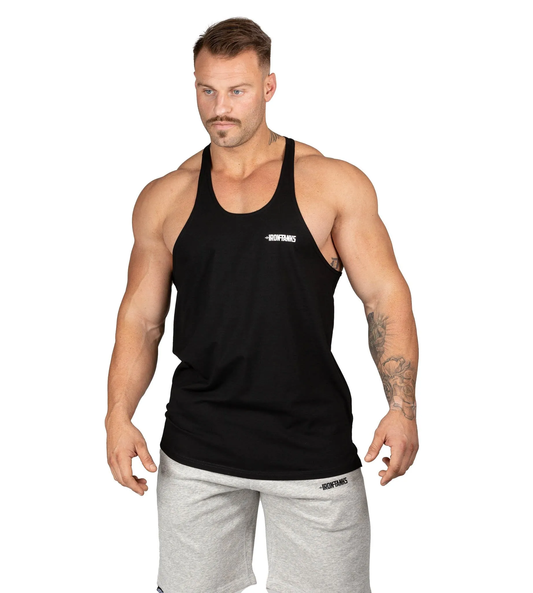 Alpha T-Back Singlet II - Jaguar Black