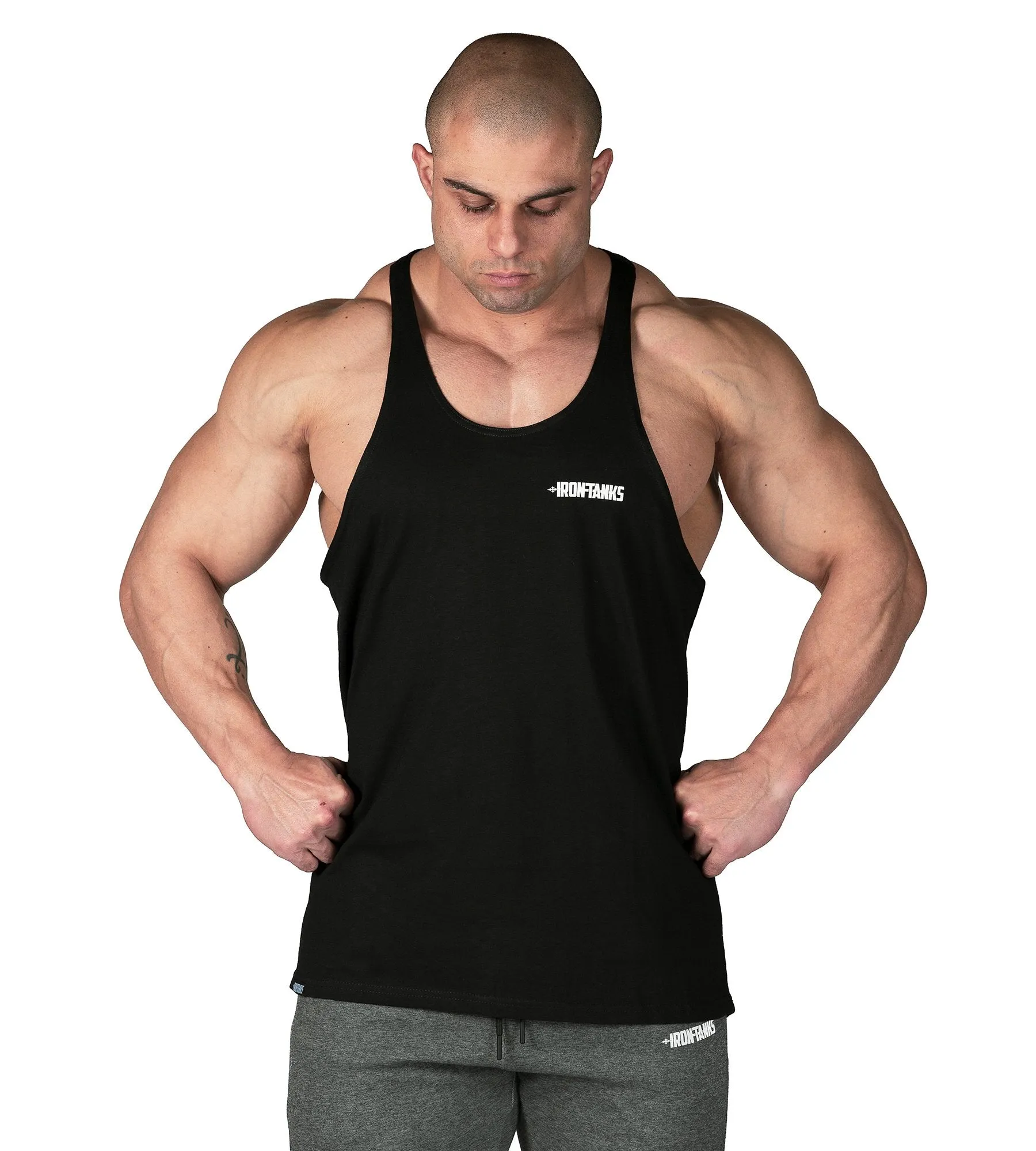 Alpha T-Back Singlet II - Jaguar Black