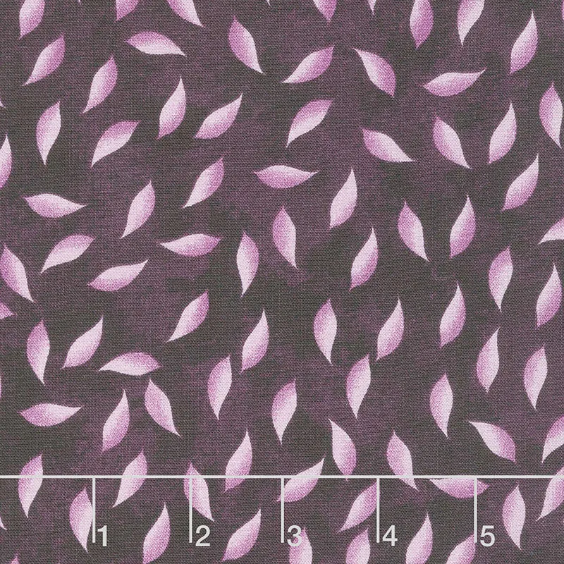 Amour - Leaf Deep Plum Yardage