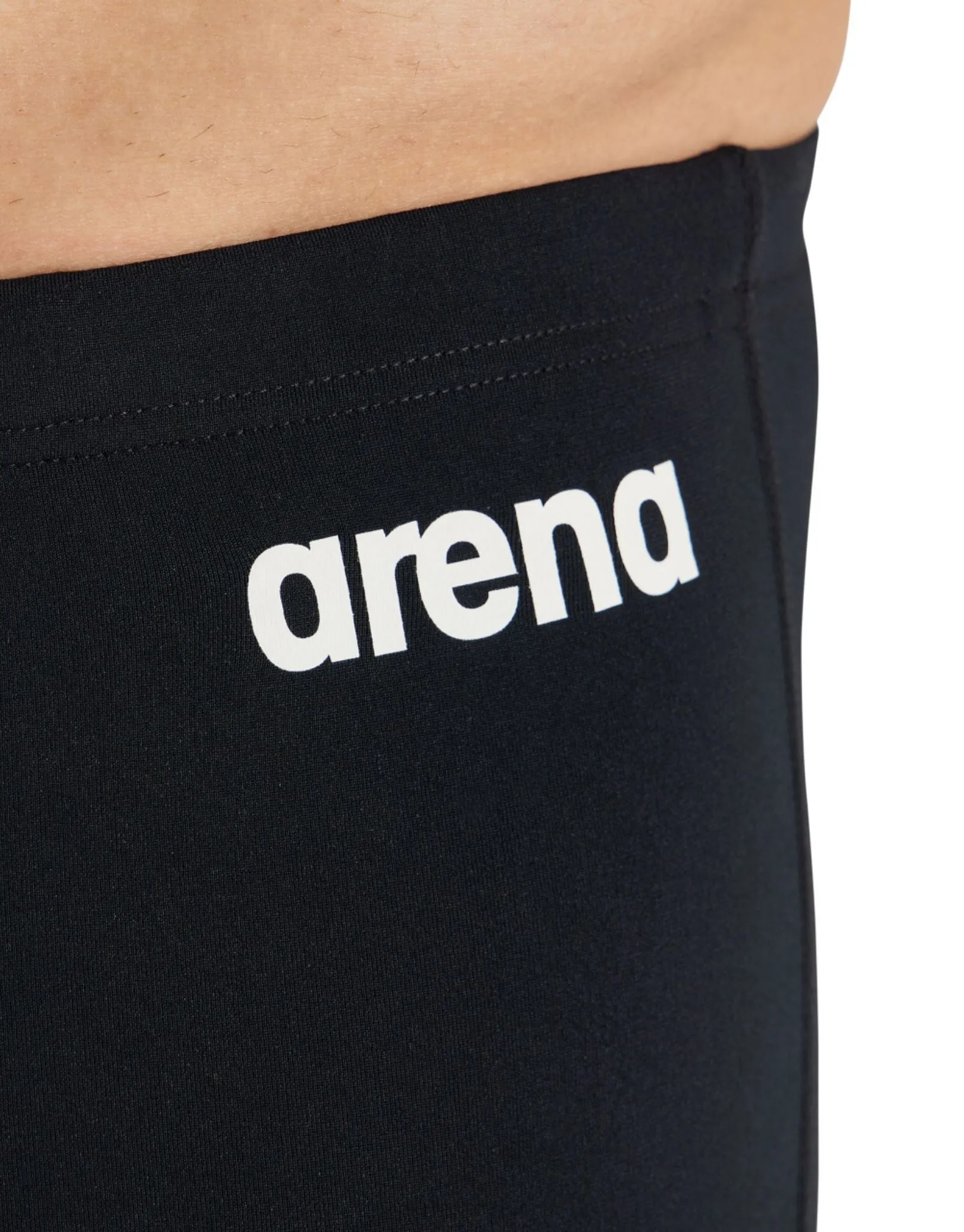 Arena Team Solid Swim Jammer - Black/White