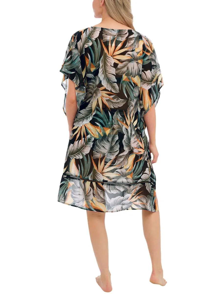 Bamboo Grove Kaftan - Jet