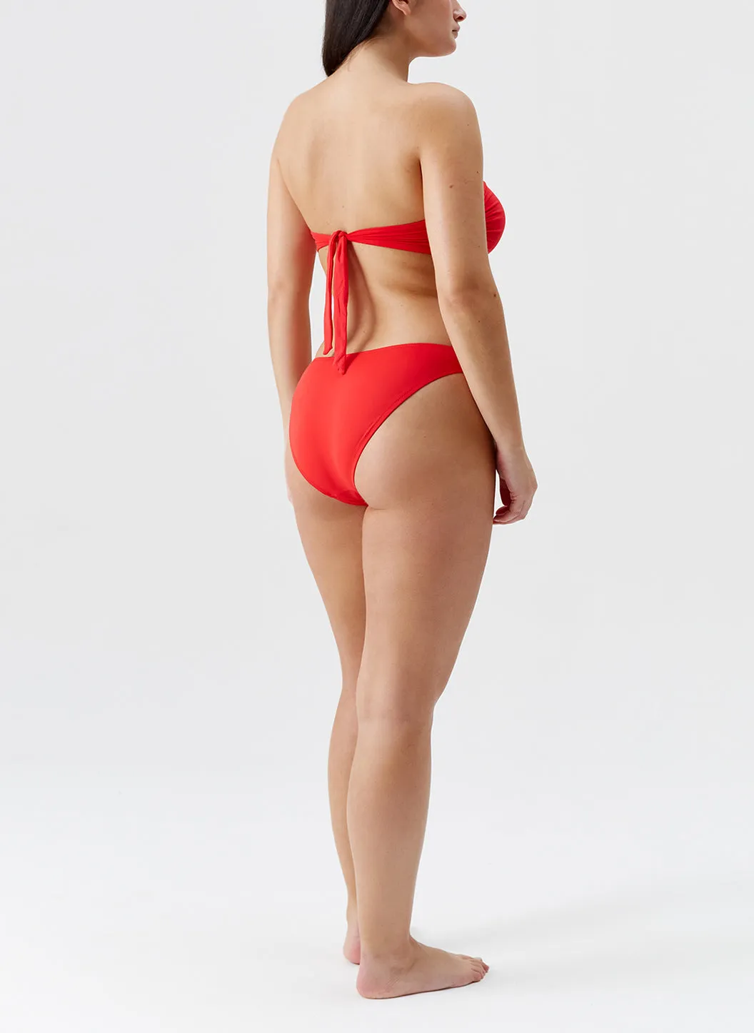 Barcelona Red Bikini Bottom