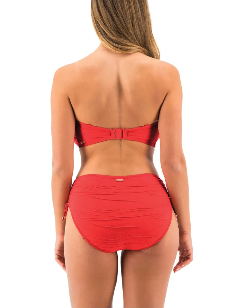 Beach Waves Bandeau Bikini Top - Clementina