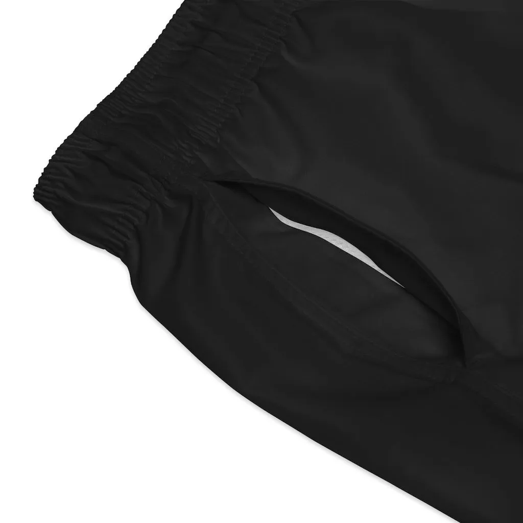 Black Hoochie Daddy Swim Trunks