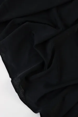 Black Matte Nylon Spandex Tricot
