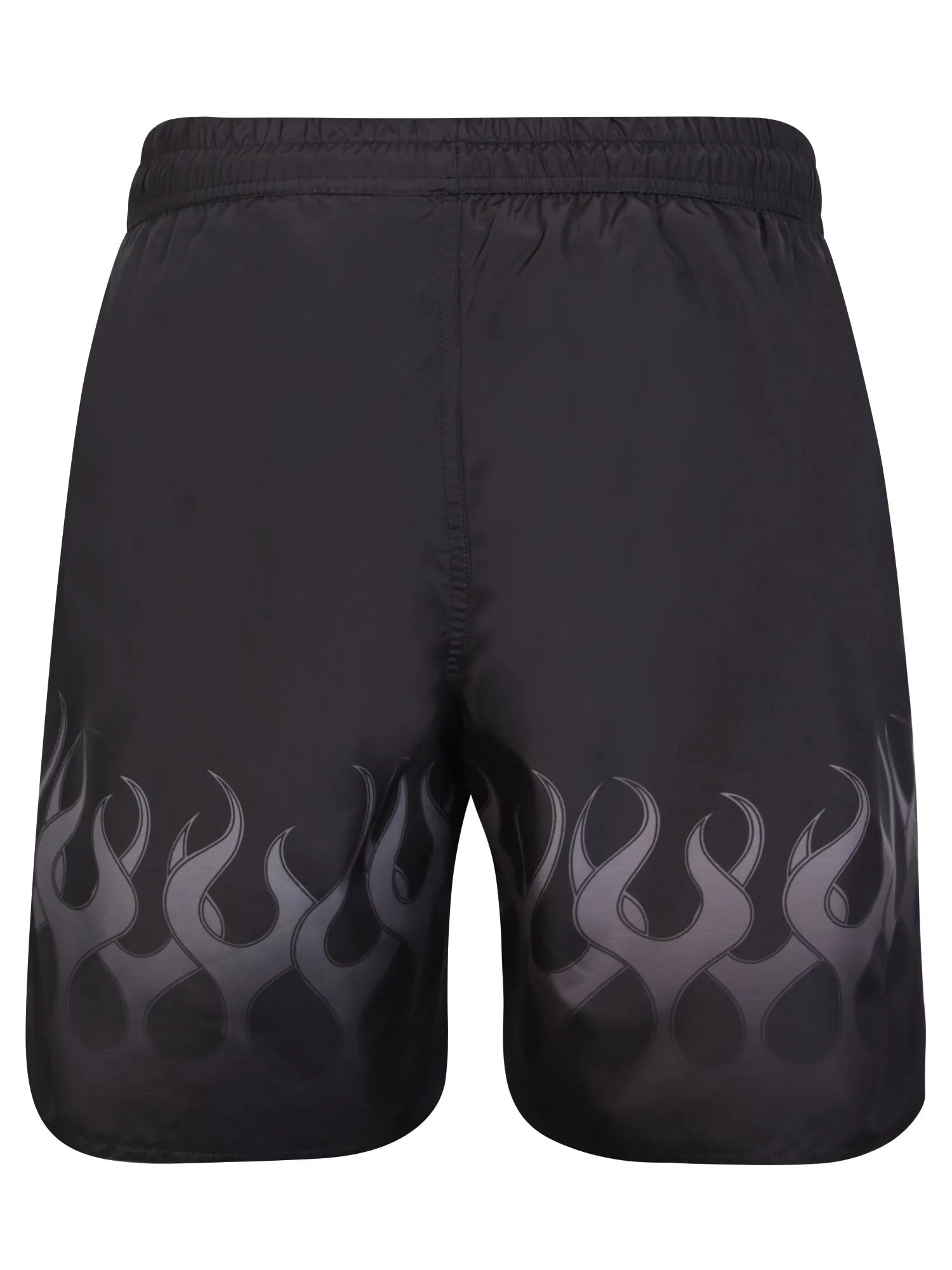 Black/gray Flames swim shorts