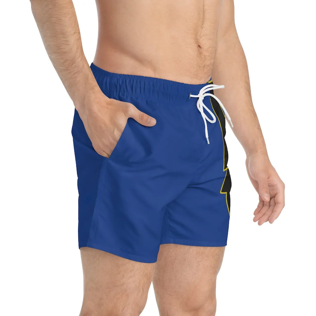 Blue Hoochie Daddy Swim Trunks