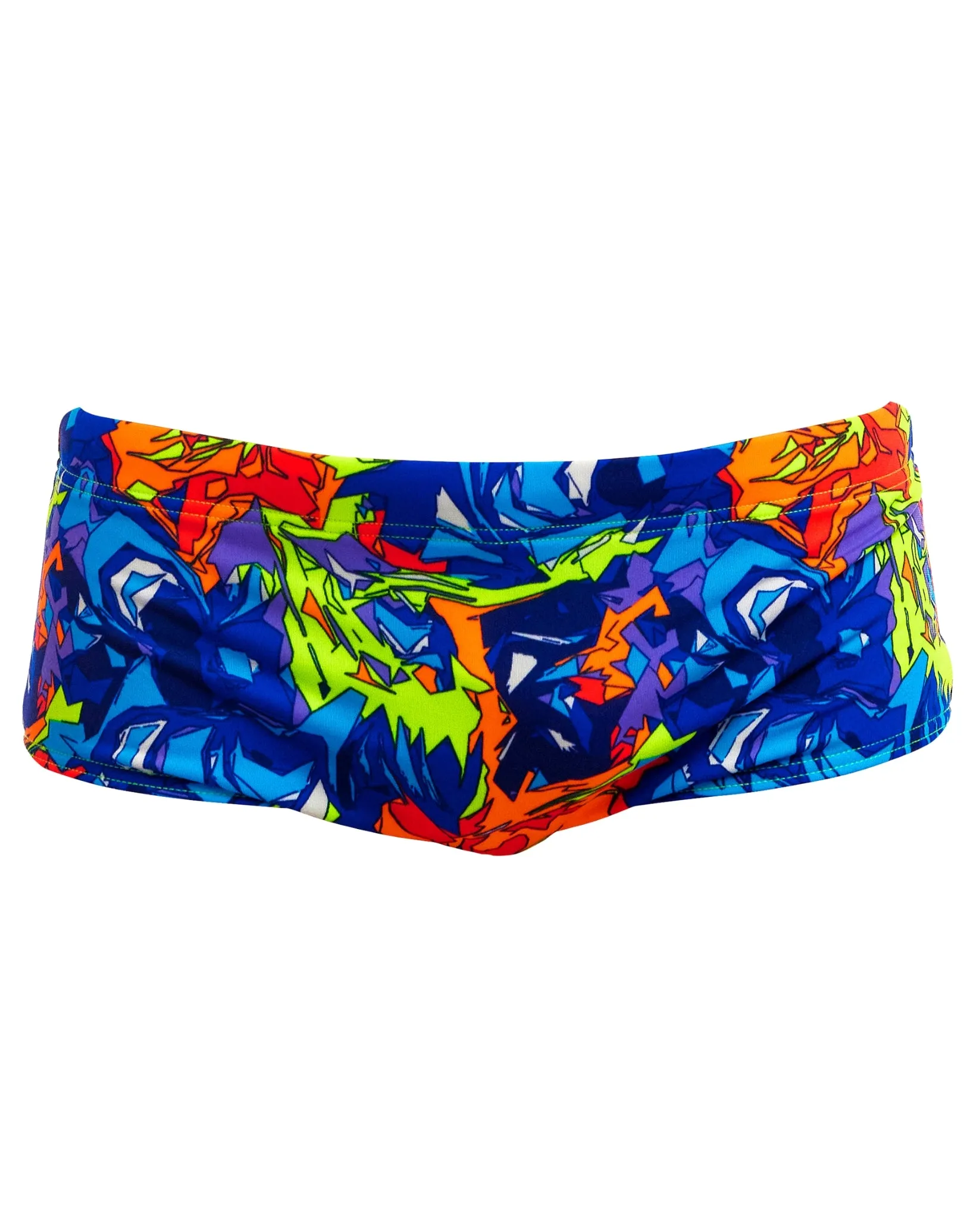 Boys Mixed Mess Sidewinder Swim Trunks - Blue/Multi