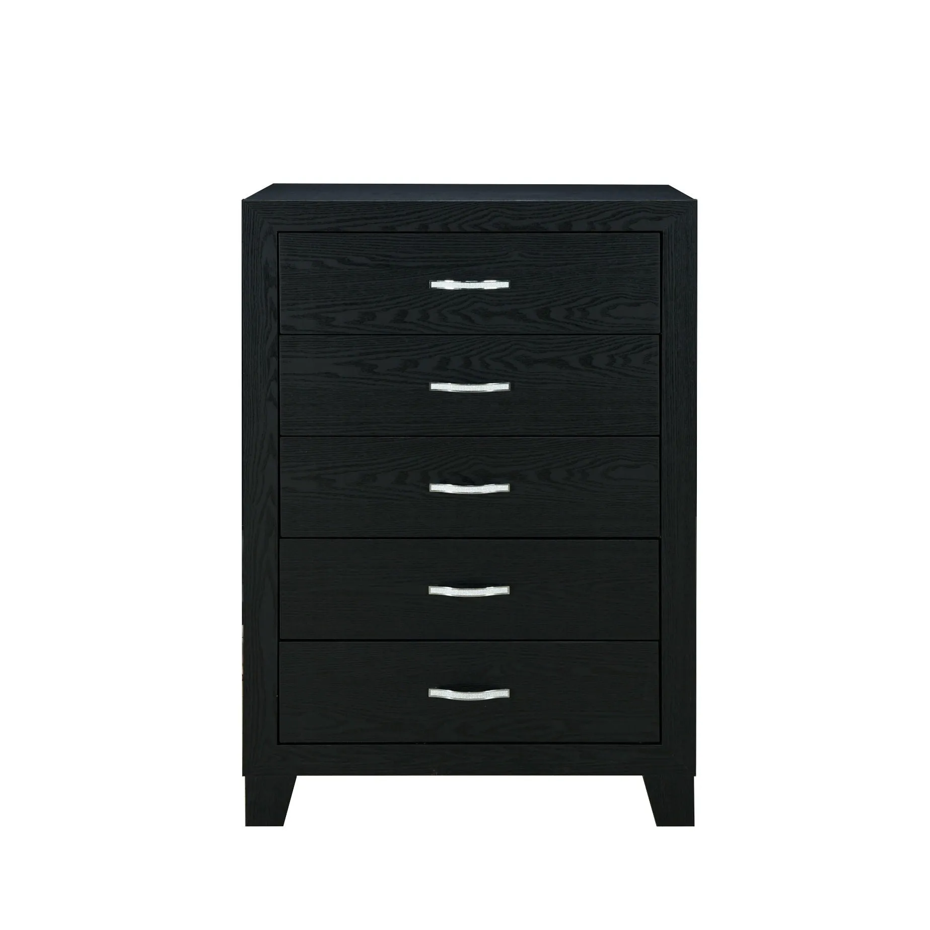 Carlos - 5 Pieces Queen Bedroom Set - Black by Couch.com
