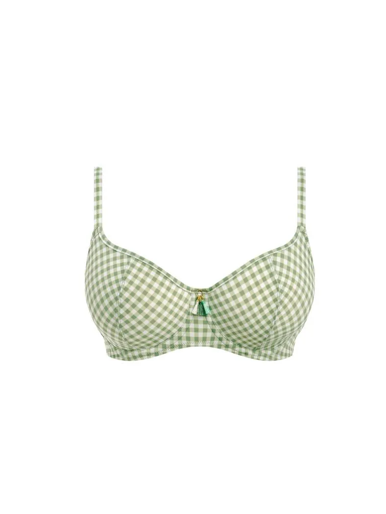 Check In Sweetheart Bikini Top - Khaki