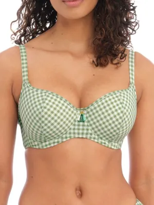 Check In Sweetheart Bikini Top - Khaki