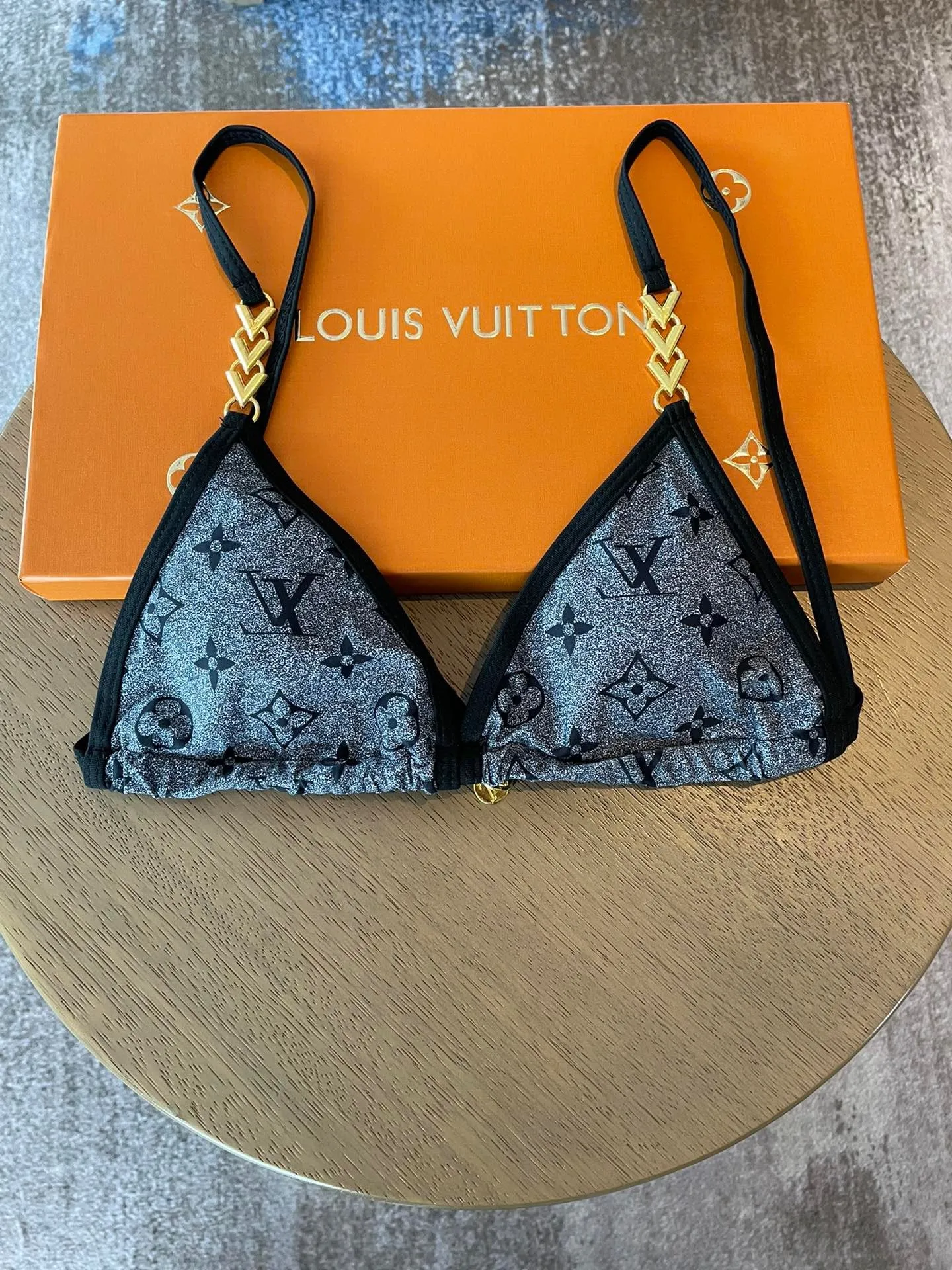 CLTH256 LB Match Monogram Bikini Set / SizeS/M/L