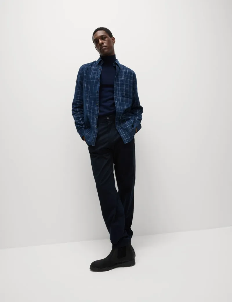 Corduroy Check Shirt