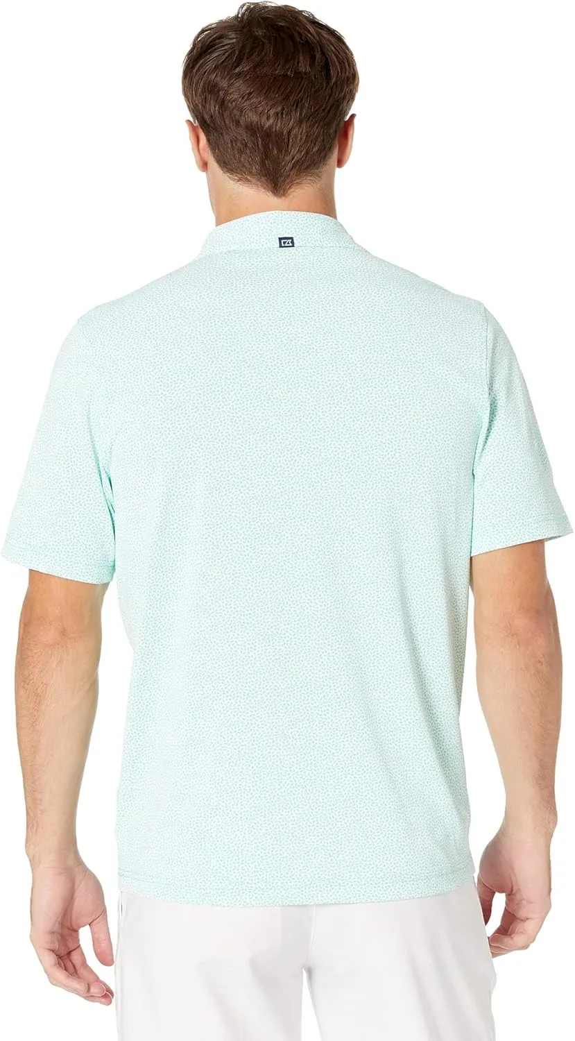 Cutter & Buck Men's Short Sleeve Virtue Eco Pique Botanical Print Polo Shirt