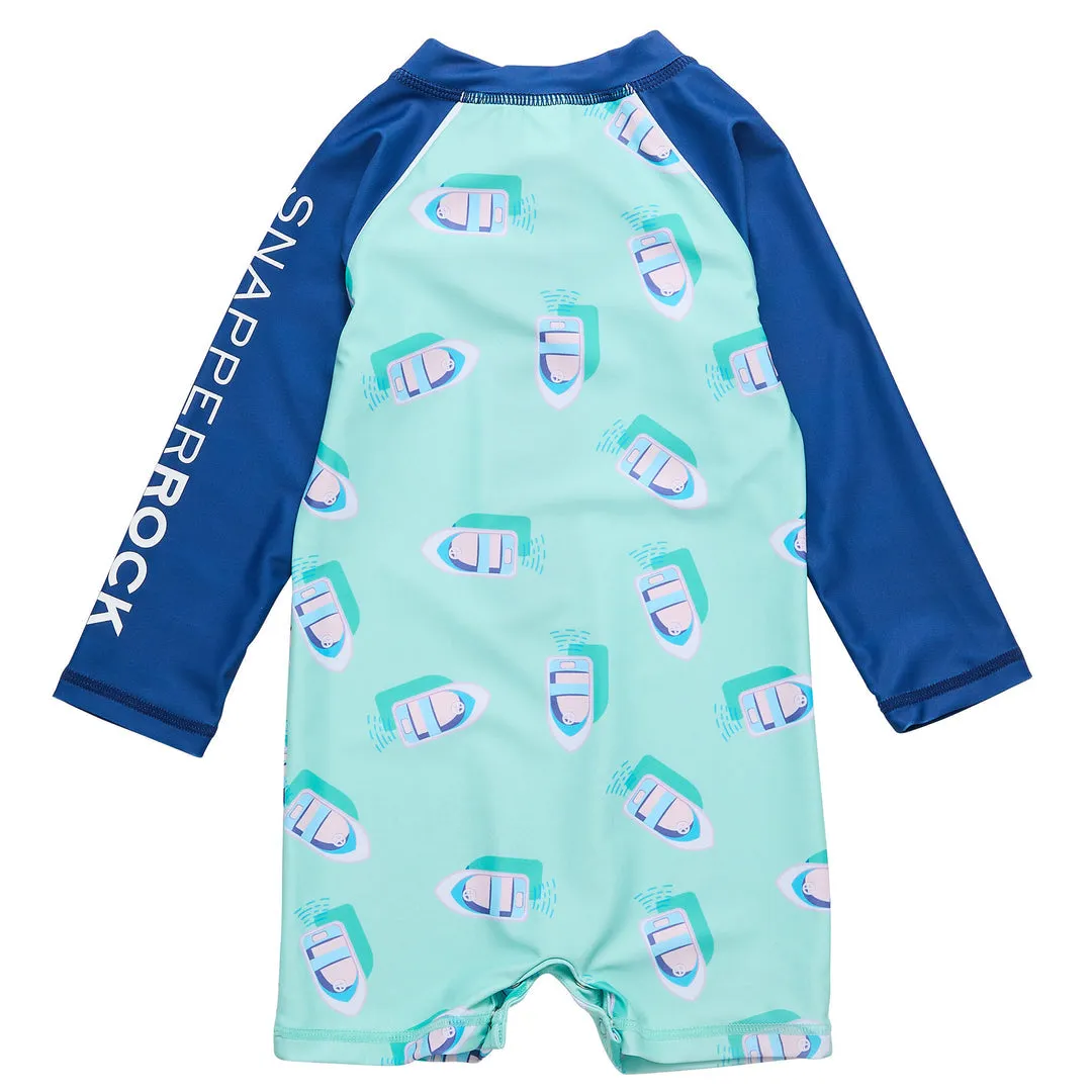 Float Your Boat Long Sleeve Sun Suit