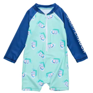 Float Your Boat Long Sleeve Sun Suit