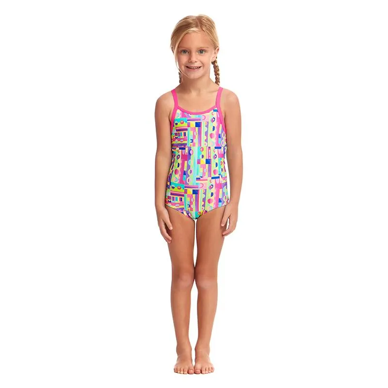 Funkita - Jiggy Saw - Toddler Girls Printed One Piece