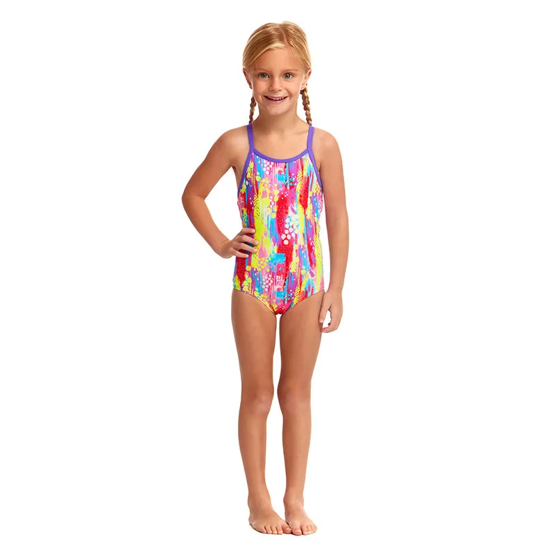 Funkita - Splat Stat - Toddler Girls Printed One Piece