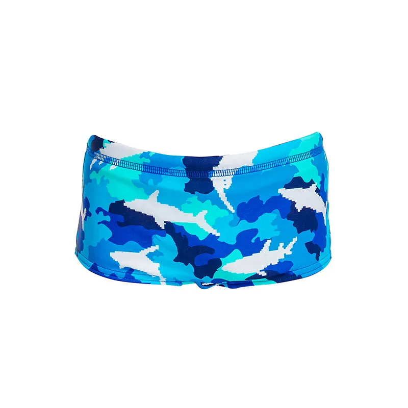 Funky Trunks - White Pointer - Toddler Boys Printed Trunks
