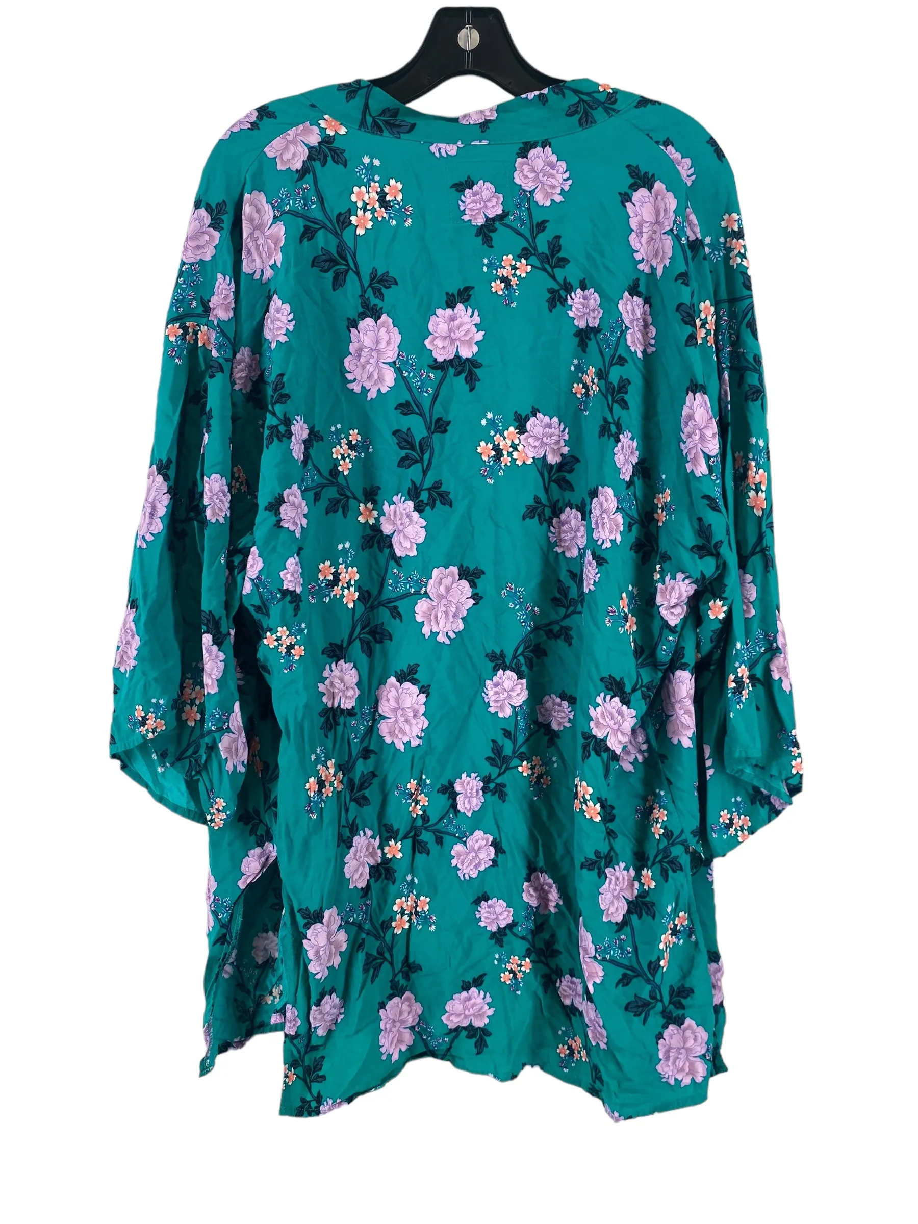 Green Swimwear Cover-up Clothes Mentor, Size Xs