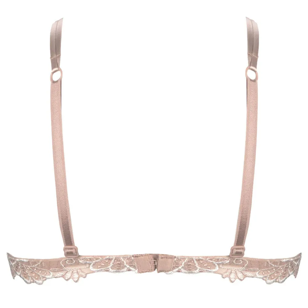 Lise Charmel 'Dressing Floral' Beige Non-wired Triangle Bra