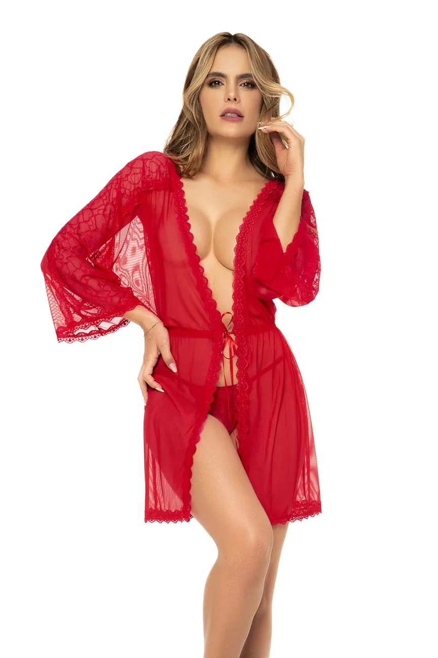 Mapale Robe Color Red