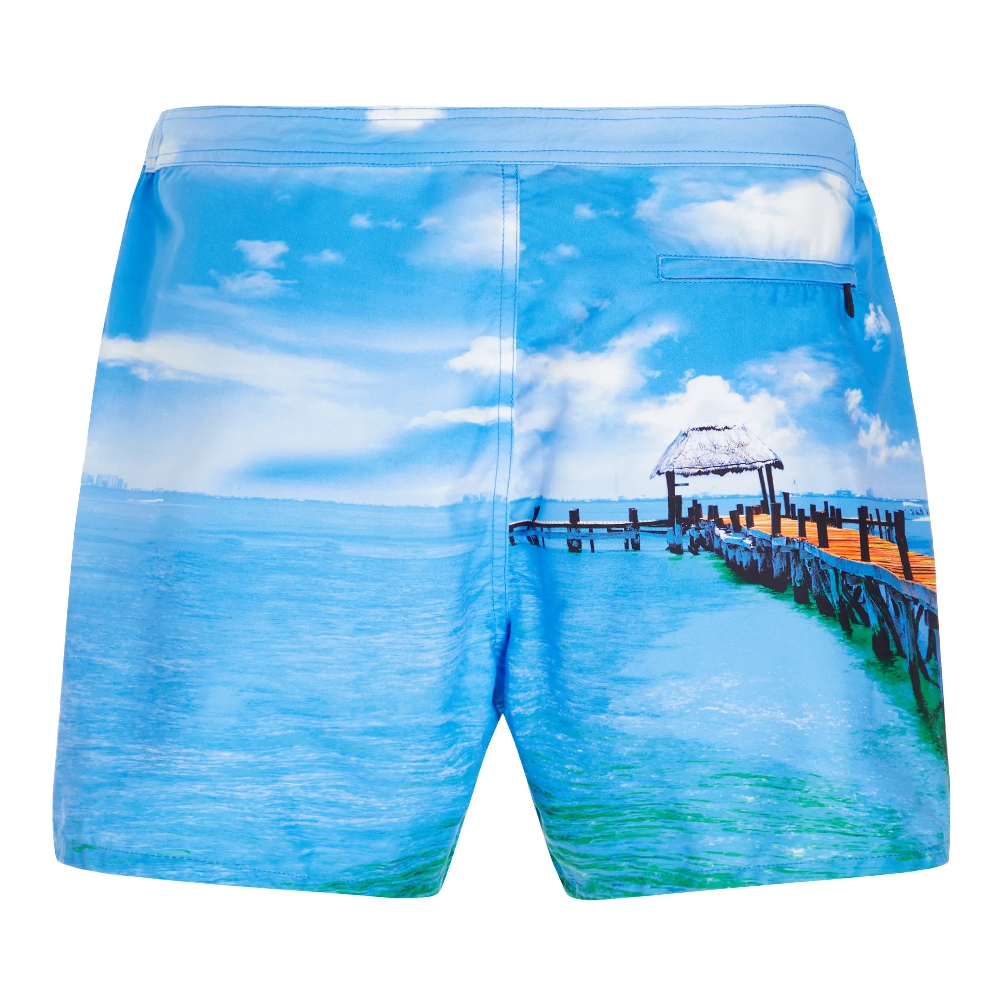 Men Alligatorfish Swimwear - Open Blue