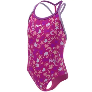 Nike - Girl's Fun Forest T-Crossback One Piece (Pink Prime)