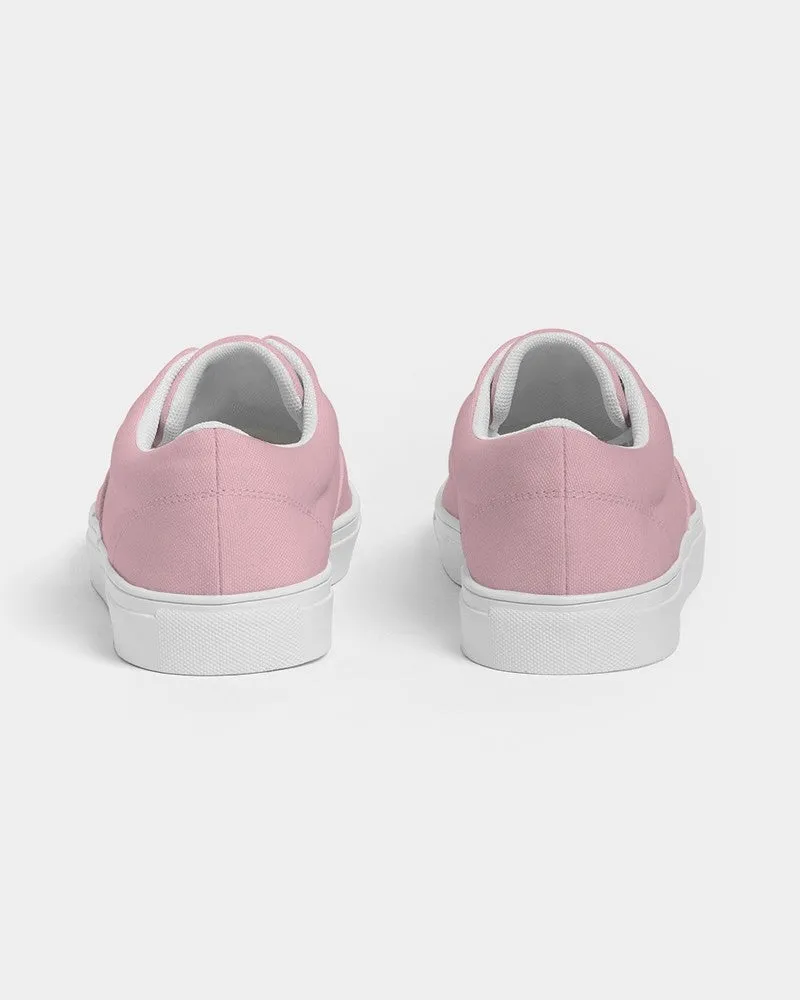 Pale Pastel Cool Pink Men's Canvas Sneakers | Men's | Bright Pale Pastel Cool Pink | C0M30Y8K0