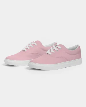 Pale Pastel Cool Pink Men's Canvas Sneakers | Men's | Bright Pale Pastel Cool Pink | C0M30Y8K0