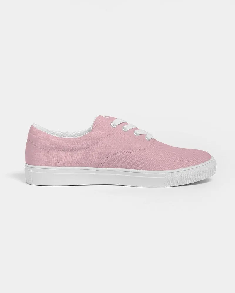 Pale Pastel Cool Pink Men's Canvas Sneakers | Men's | Bright Pale Pastel Cool Pink | C0M30Y8K0