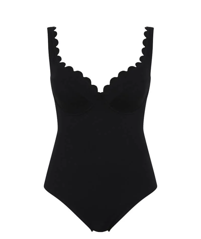 Panache Swimwear Spirit Rita Plunge One Piece Swimsuit - Black