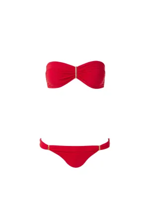 Positano Red Bikini