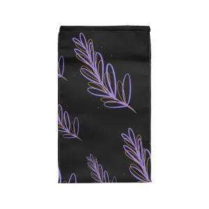 purple leaf Polyester Lunch Bag
