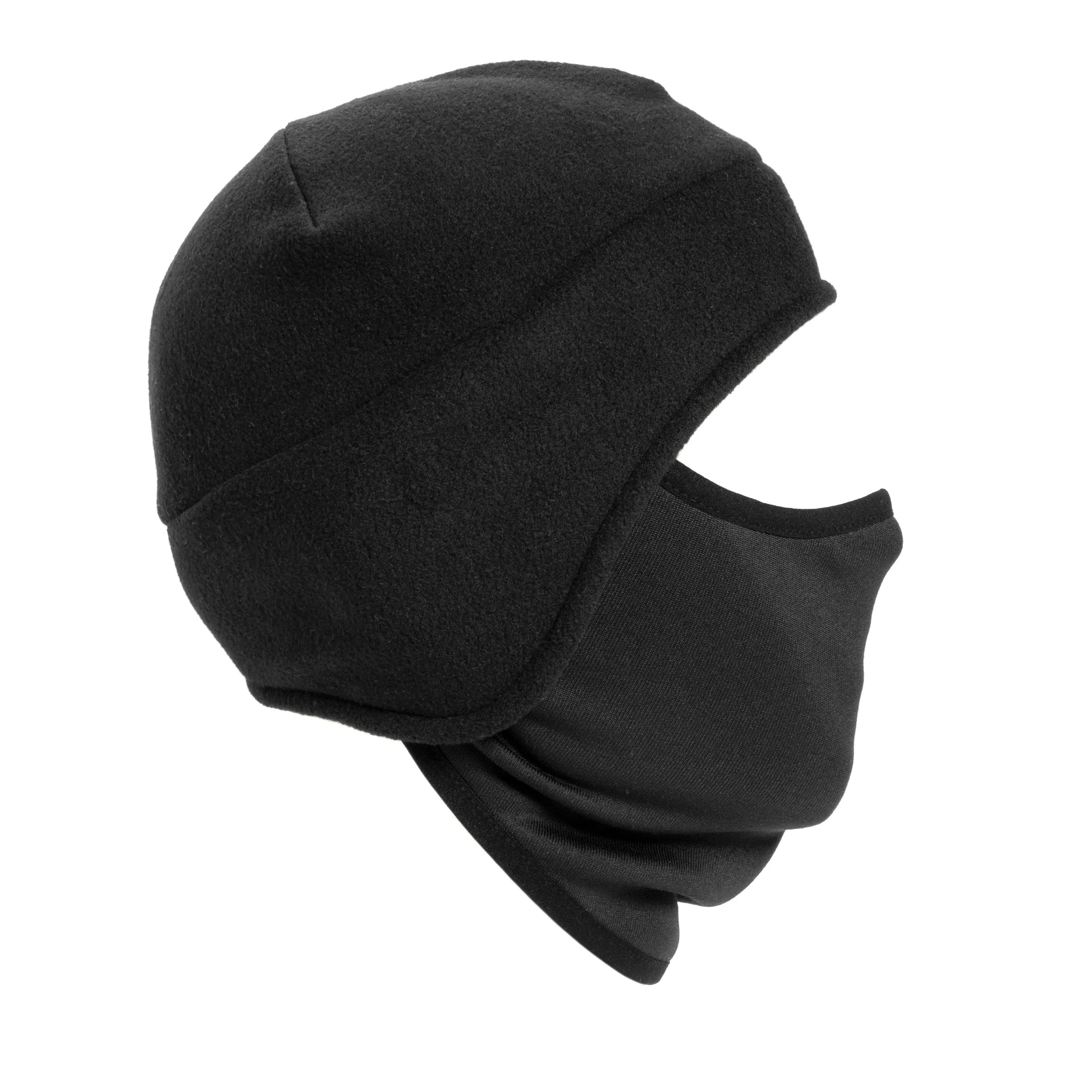QuietWear Spandex/Fleece Hat with Mask
