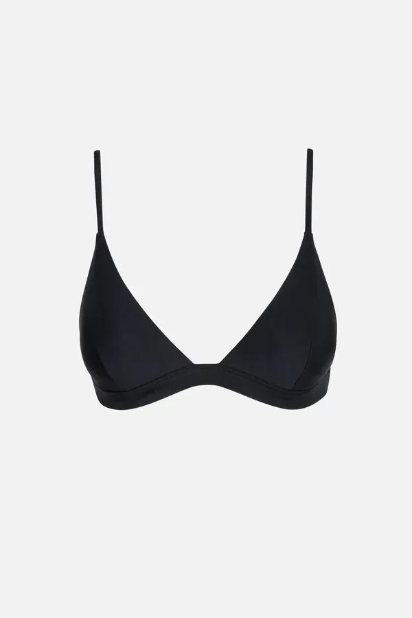 RHYTHM Women's Classic Bralette Bikini Top Black