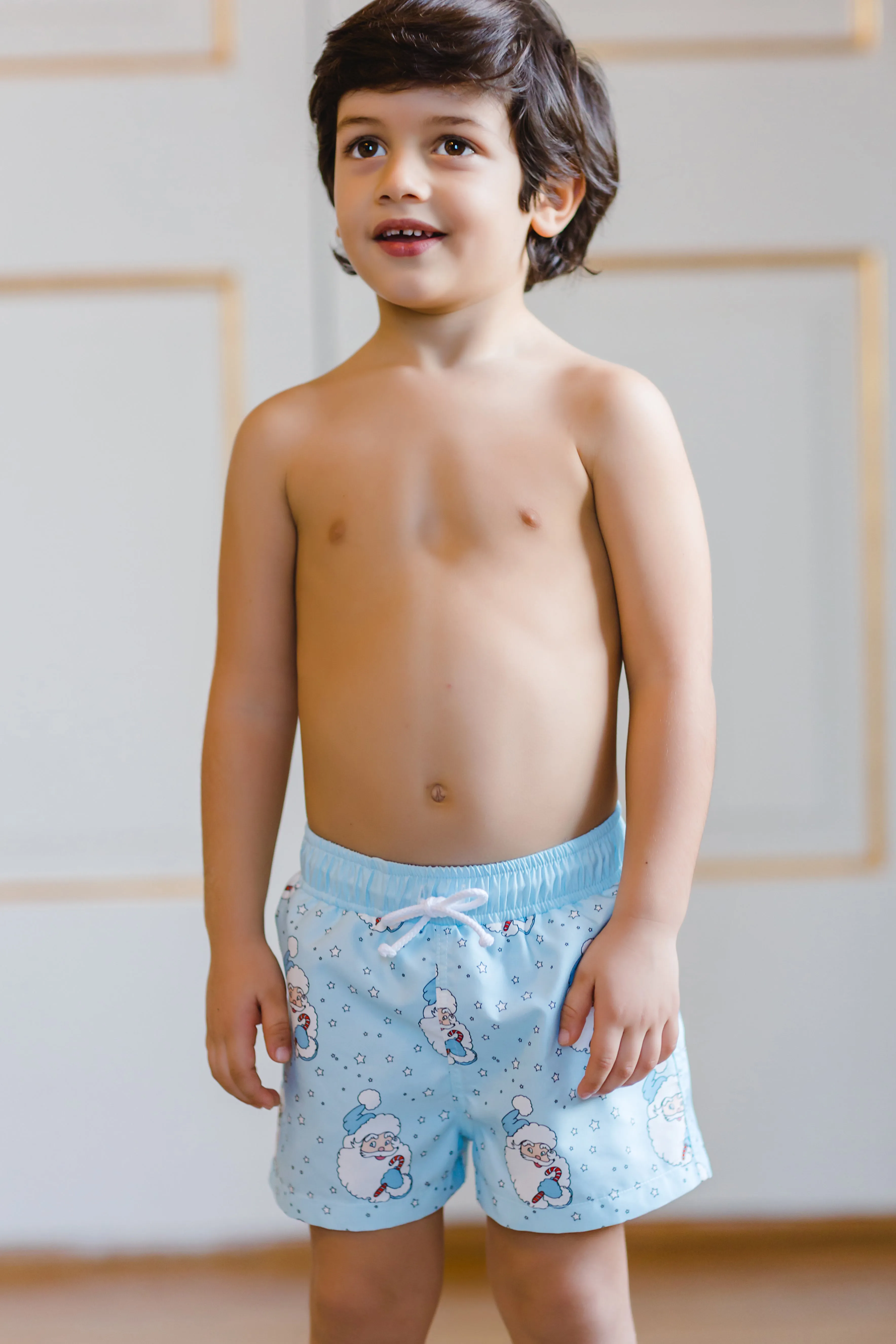Santa Blue Trunks
