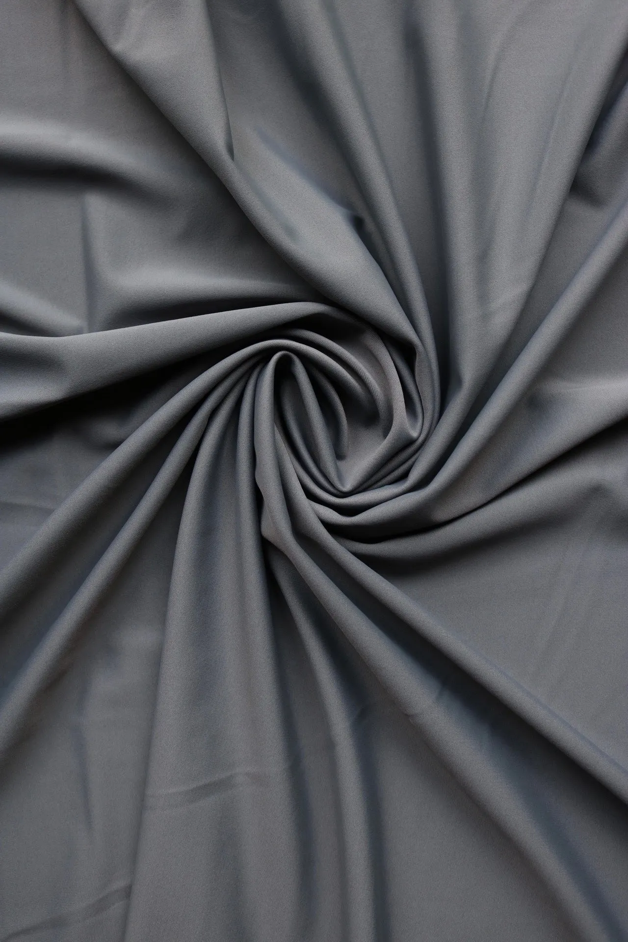 Slate Gray Matte Nylon Spandex Tricot