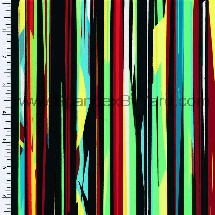 SP-NP2606 Joyfull Tree Neon Nylon Spandex Digitally Wet Print