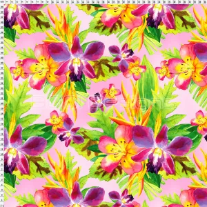 Spandex Bloom Pink