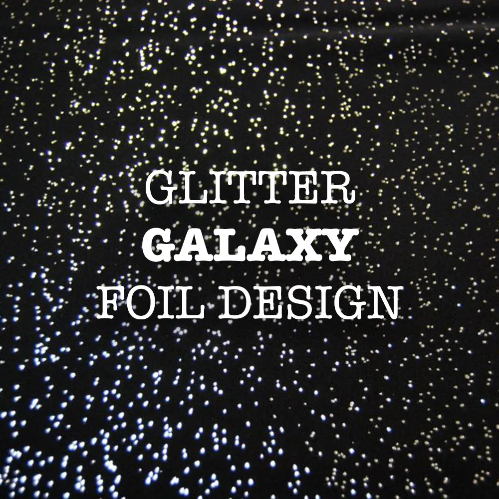 Spandex Printed Glitter Royal