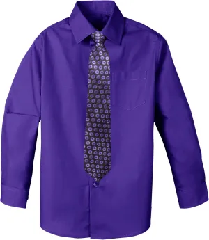 Spring Notion Boys Dress Shirt and Tie Set