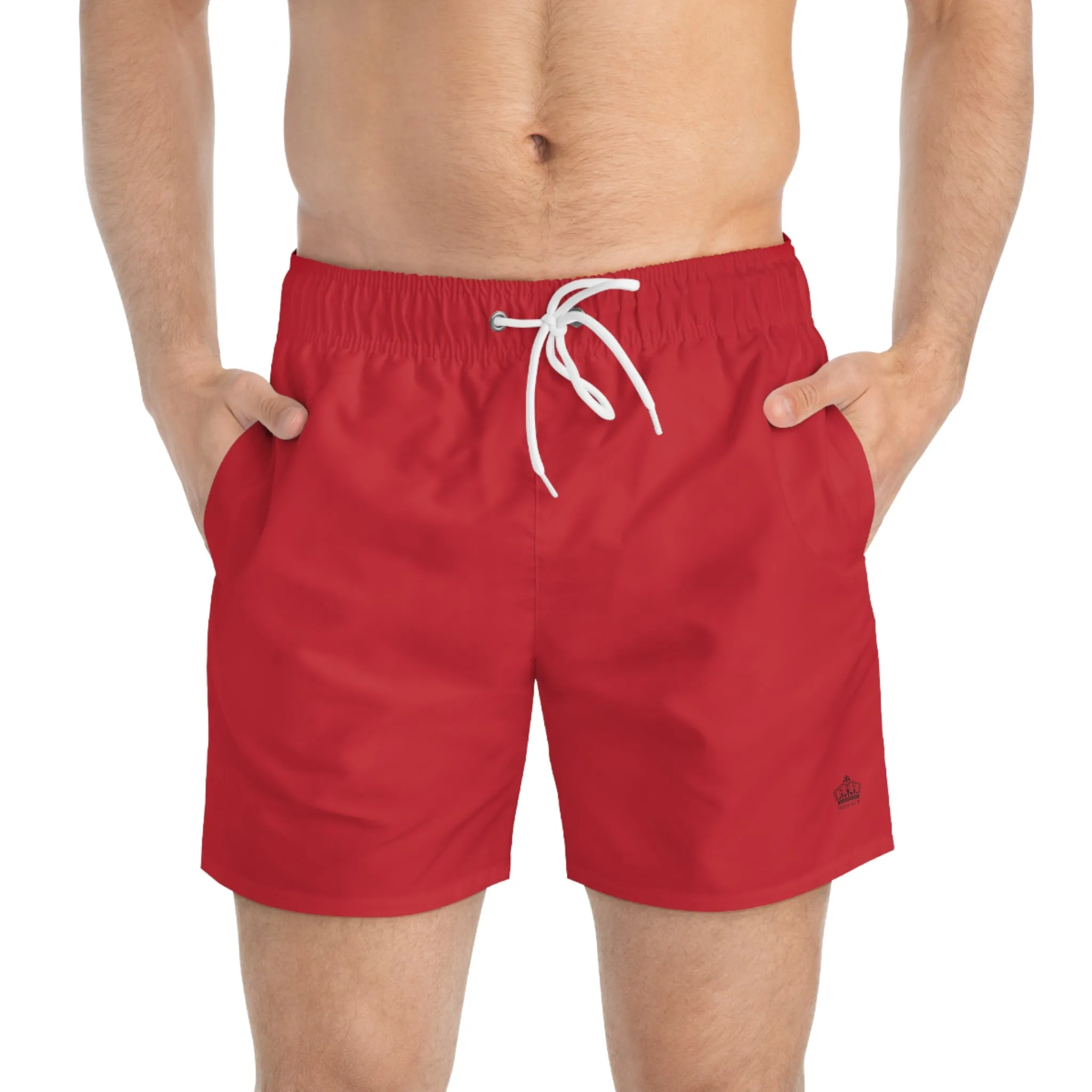 Swim Trunks - Dark Red