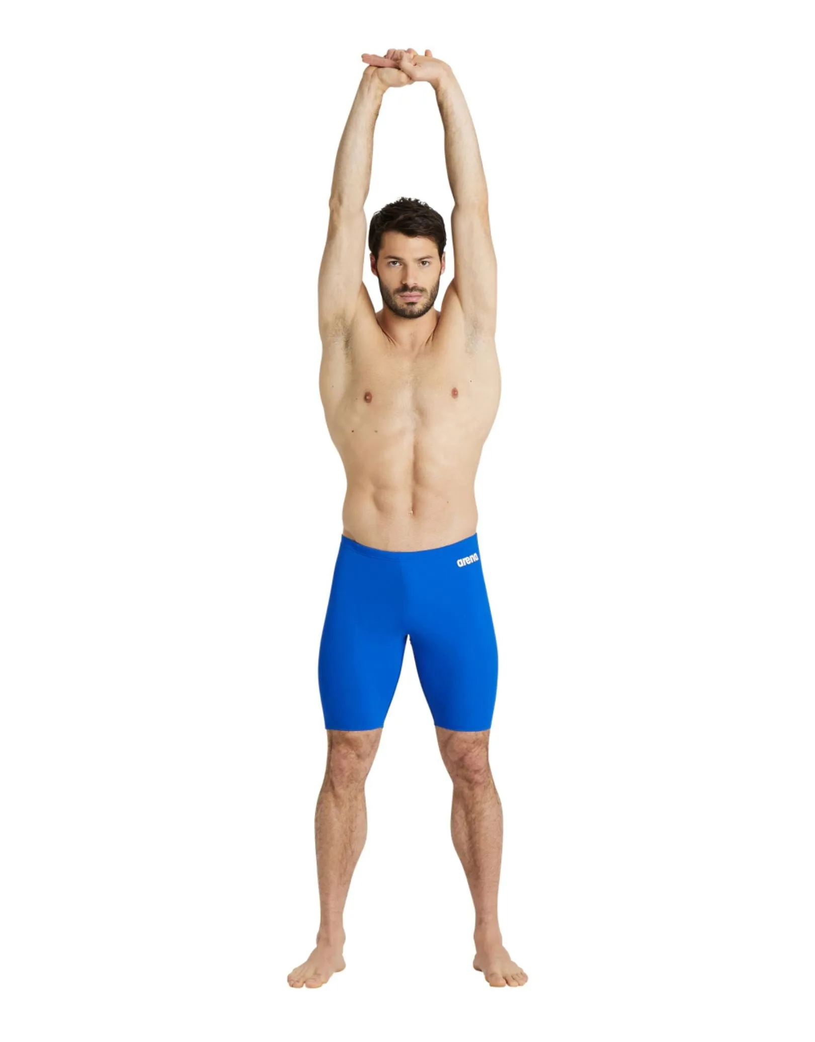 Team Solid Swim Jammer - Royal/White