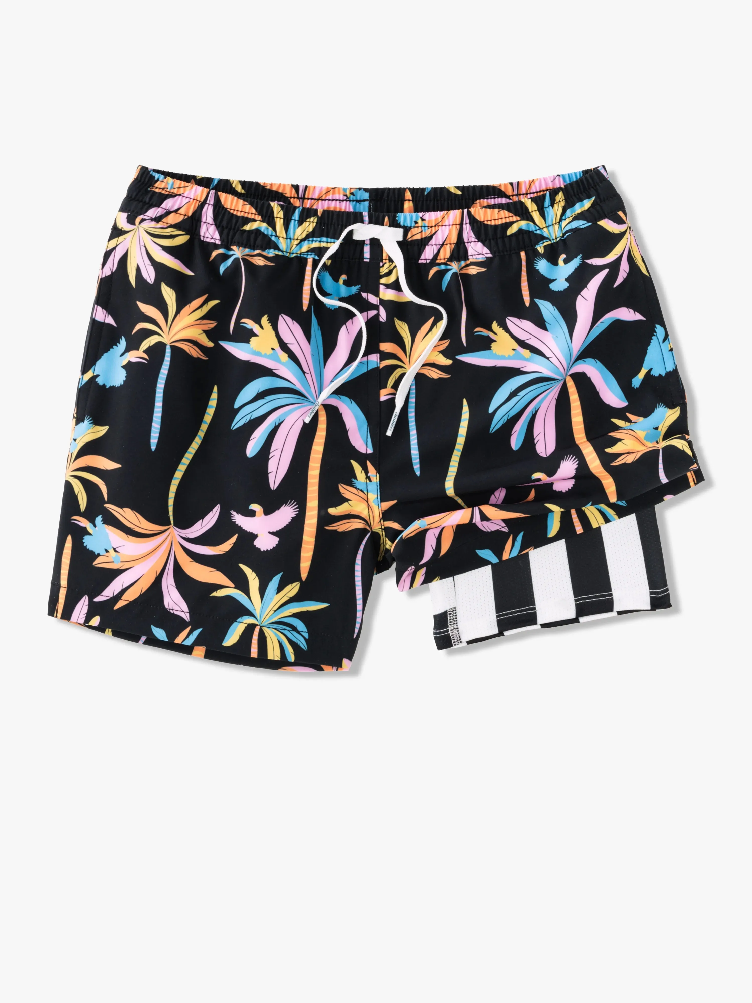 The Black Light Nights (Boys Lined Classic Swim Trunk- Shorter)